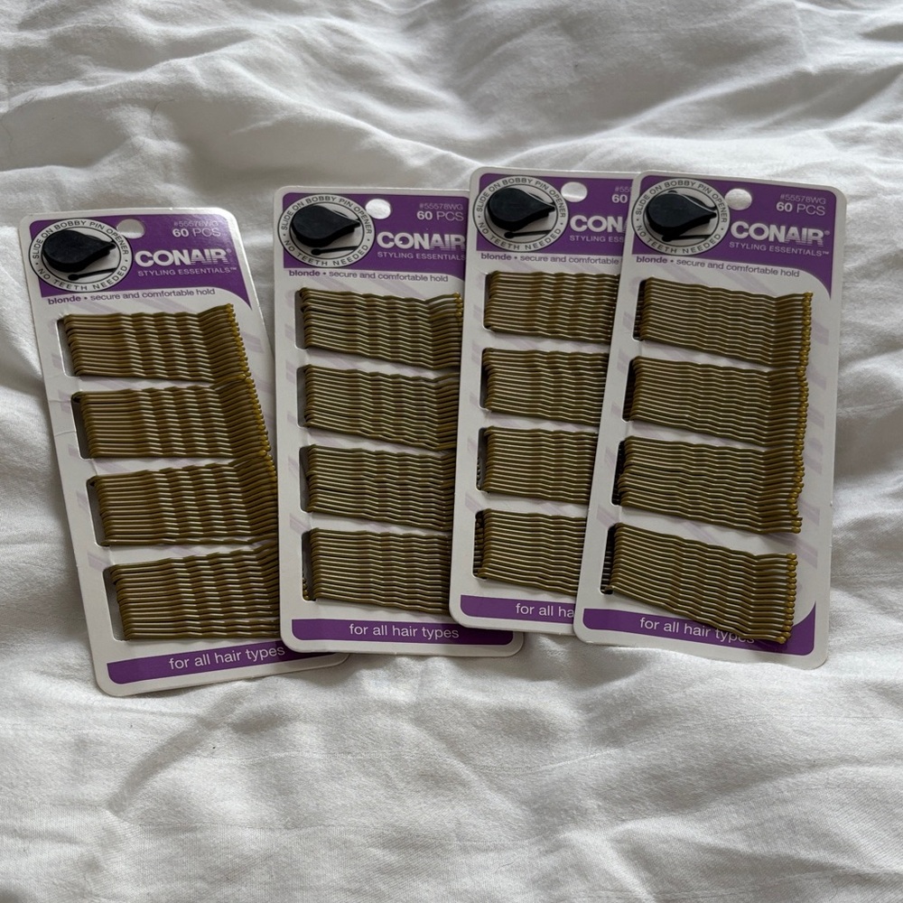 Conair Blonde Bobby Pins (Four Packs)